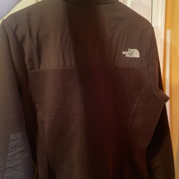 Woman fleece jacket dark brown - Picture 6 of 8